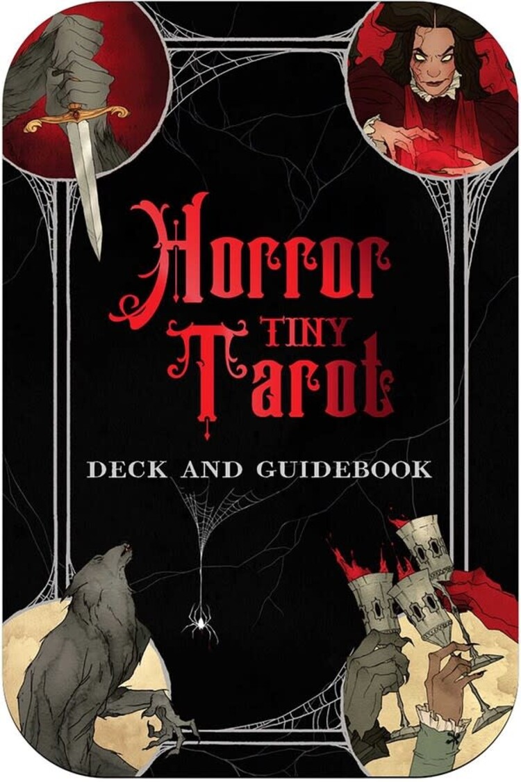INSIGHT EDITIONS HORROR TINY TAROT DECK & GUIDEBOOK
