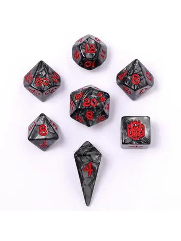HYMGHO HYMGHO MINI POLYMER RPG DICE SET - IRON GOLEM