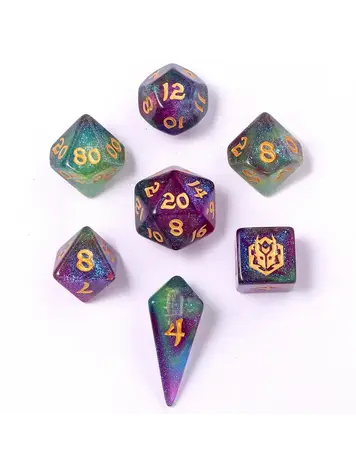 HYMGHO HYMGHO MINI POLYMER RPG DICE SET - SIRENS MELODY
