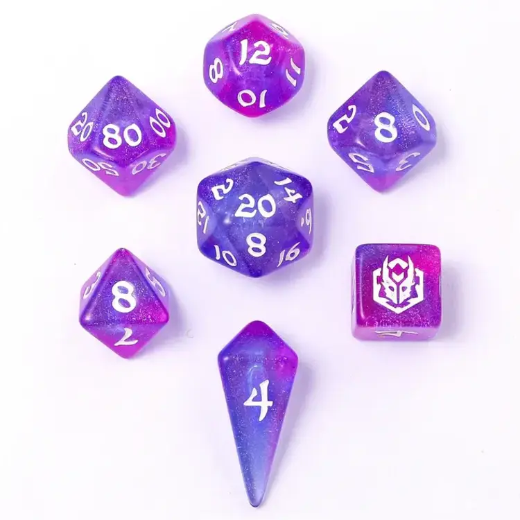 HYMGHO HYMGHO MINI POLYMER RPG DICE SET - FAIRY FARTS