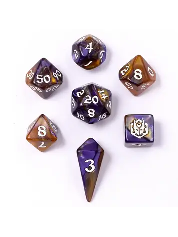 HYMGHO HYMGHO MINI POLYMER RPG DICE SET - MAGISTER ROBES