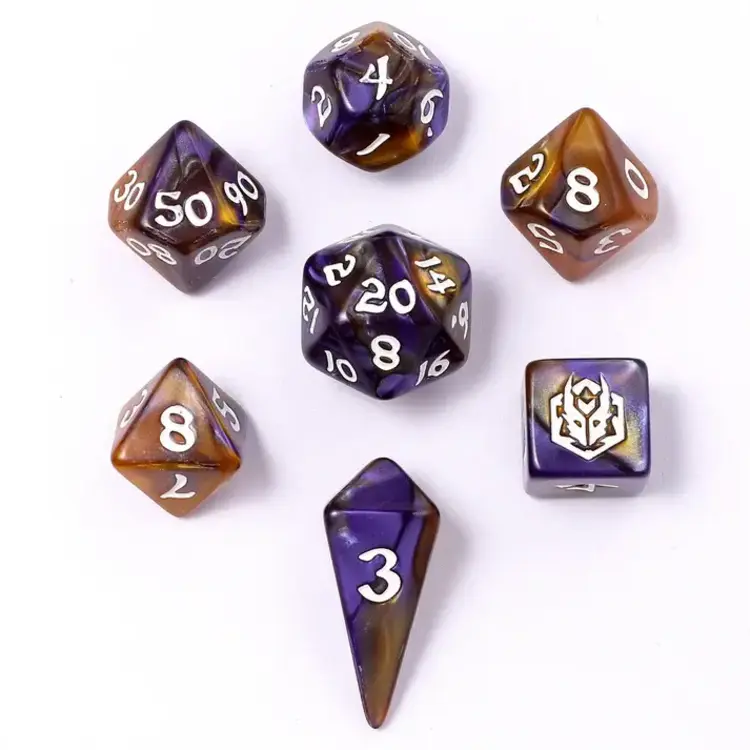 HYMGHO HYMGHO MINI POLYMER RPG DICE SET - MAGISTER ROBES