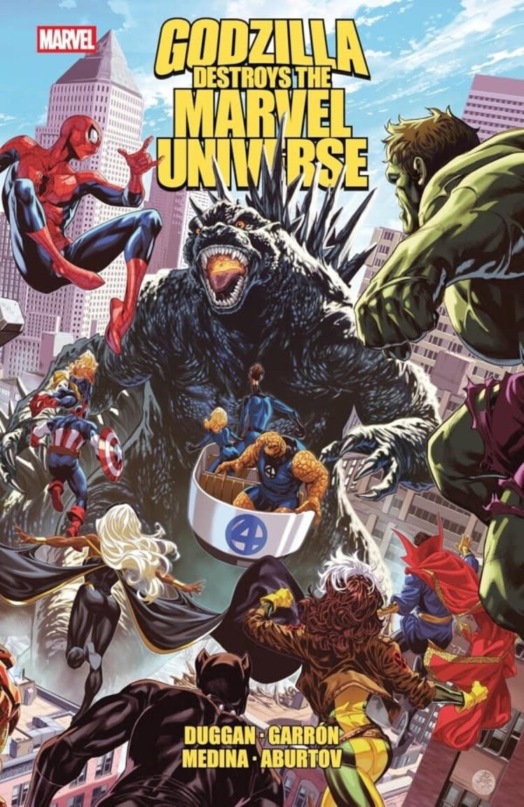 MARVEL COMICS GODZILLA DESTROYS THE MARVEL UNIVERSE TP