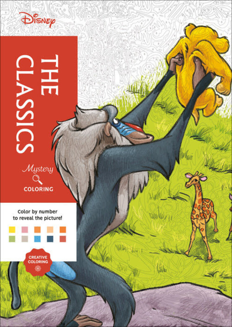 PENGUIN RANDOM HOUSE DISNEY MYSTERY COLORING BOOK THE CLASSICS