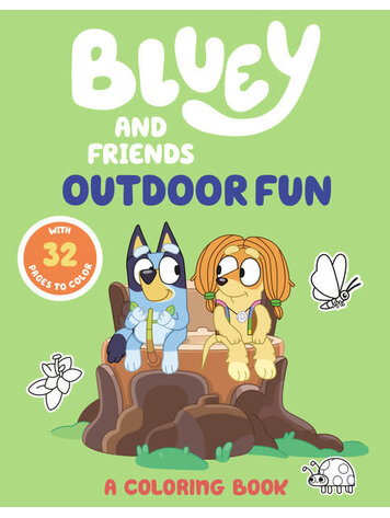 PENGUIN RANDOM HOUSE BLUEY & FRIENDS OUTDOOR FUN COLORING BOOK