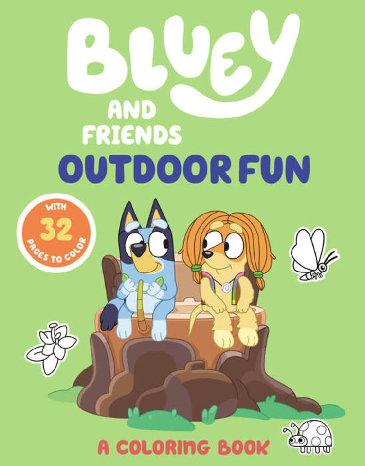 PENGUIN RANDOM HOUSE BLUEY & FRIENDS OUTDOOR FUN COLORING BOOK
