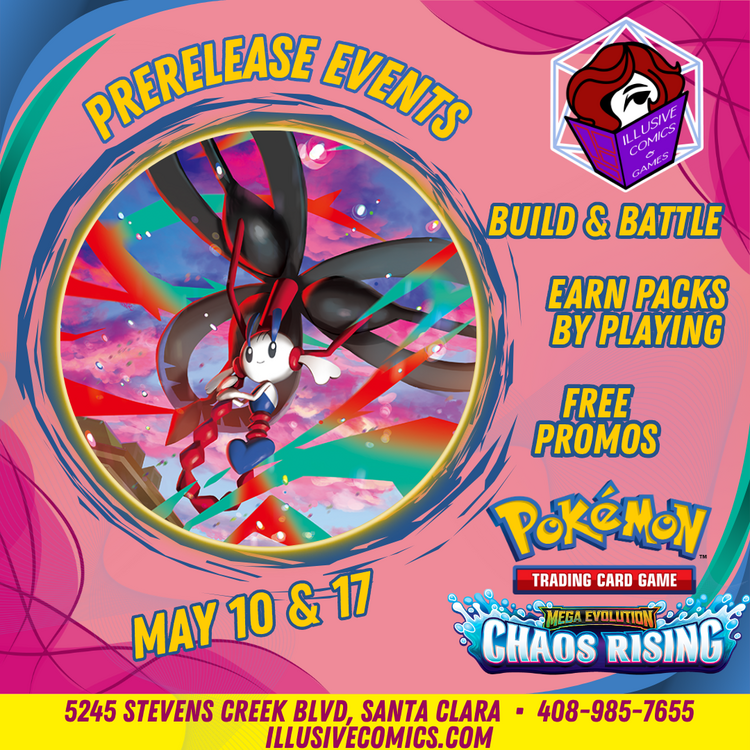 POKEMON MEGA EVOLUTION CHAOS RISING PRERELEASE