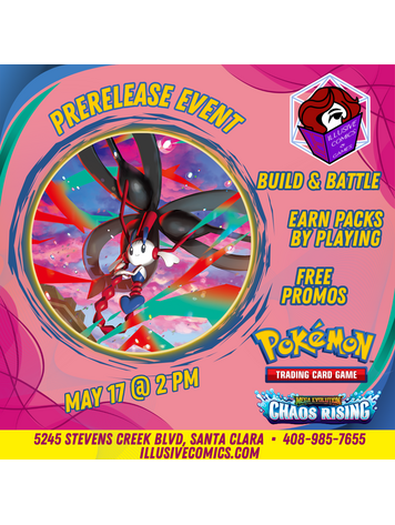 POKEMON MEGA EVOLUTION CHAOS RISING PRERELEASE