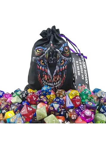 HYMGHO HYMGHO CLICK CLACK RUCKSACK 1LB OF ACRYLIC DICE