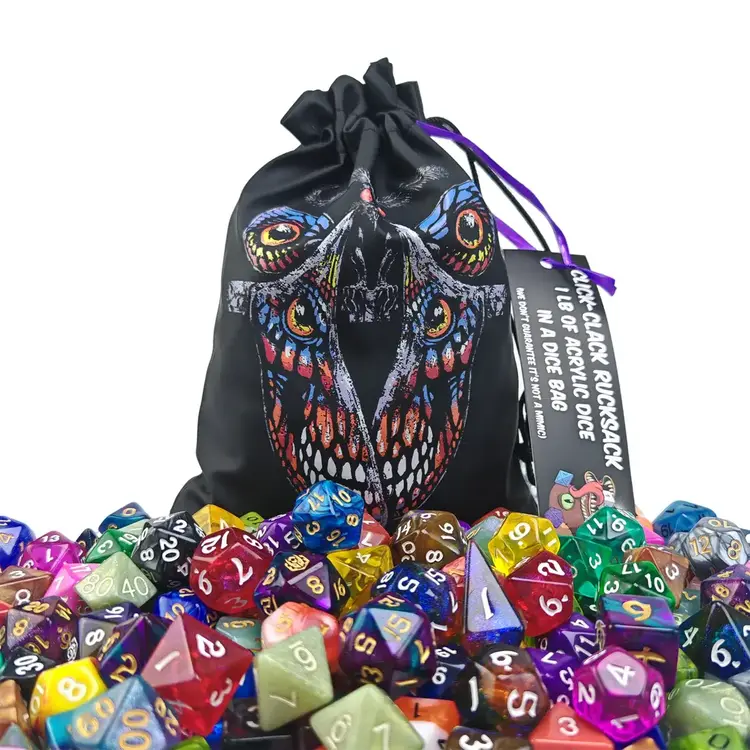 HYMGHO HYMGHO CLICK CLACK RUCKSACK 1LB OF ACRYLIC DICE