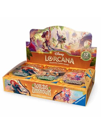 RAVENSBURGER LORCANA TCG WILDS UNKNOWN BOOSTER BOX PREORDER