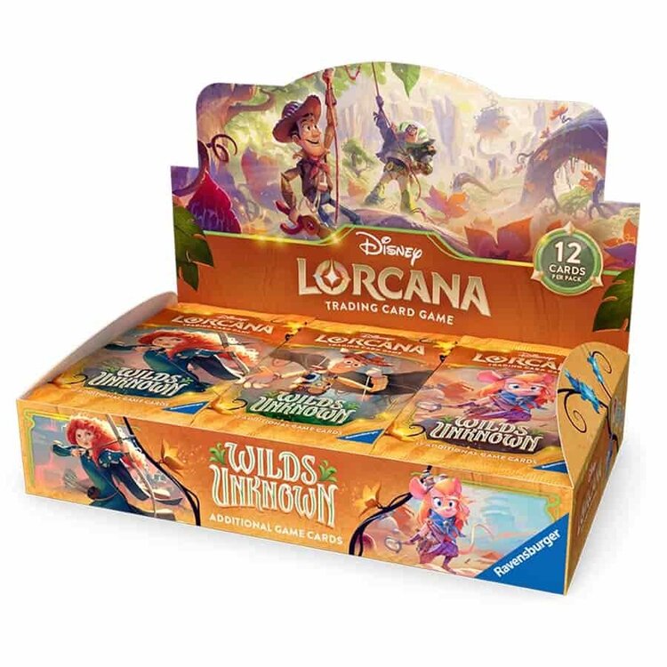 RAVENSBURGER LORCANA TCG WILDS UNKNOWN BOOSTER BOX PREORDER