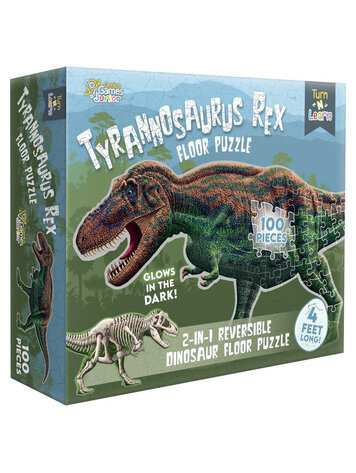 GENIUS GAMES GENIUS GAMES 100 PC JIGSAW PUZZLE TYRANNOSAURUS REX