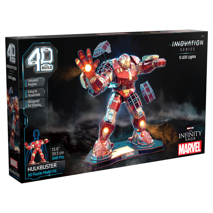 4D PUZZLE 4D BUILD MARVEL HULKBUSTER 3D PUZZLE MODEL KIT