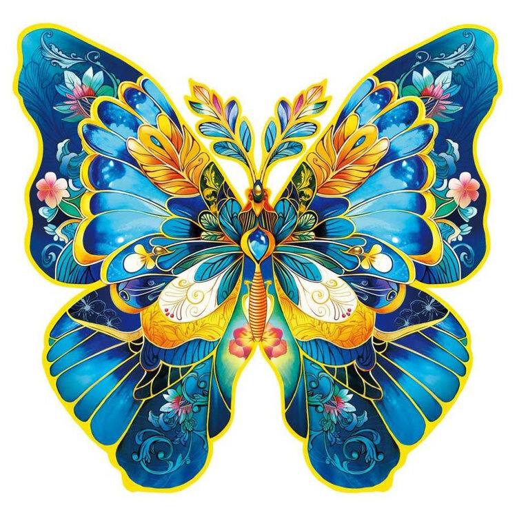 ROWOOD 200 PC JIGSAW PUZZLE MORPHO HELENA BUTTERFLY