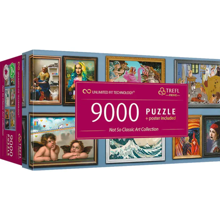 TREFL 9000 PC JIGSAW PUZZLE NOT SO CLASSIC ART