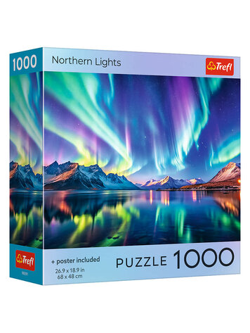 TREFL 1000 PC JIGSAW PUZZLE NORTHERN LIGHTS