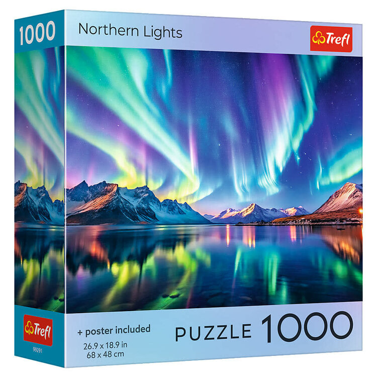 TREFL 1000 PC JIGSAW PUZZLE NORTHERN LIGHTS