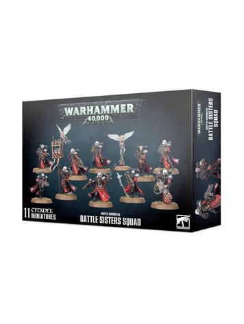 GAMES WORKSHOP WARHAMMER 40K ADEPTA SORORITAS BATTLE SISTERS SQUAD