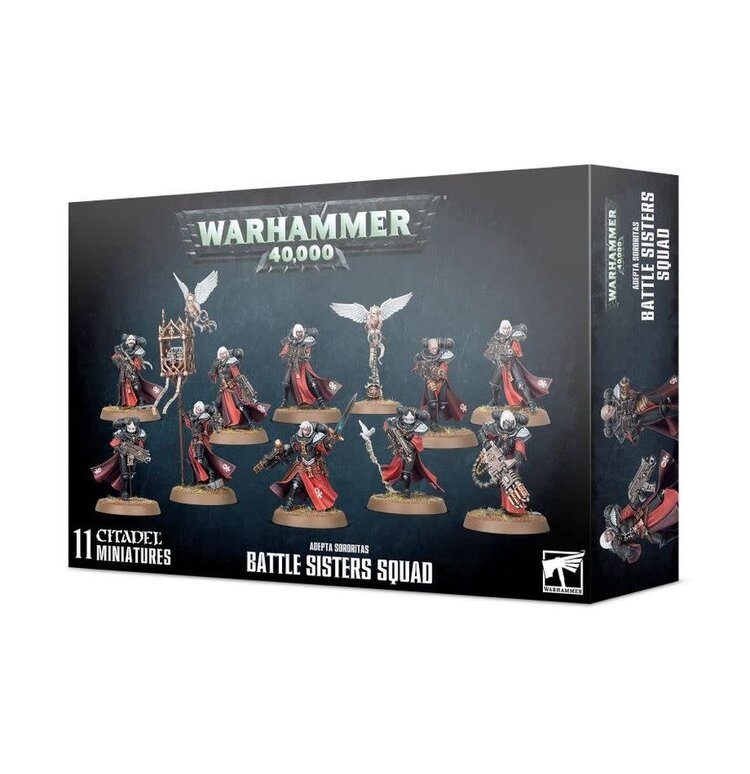 GAMES WORKSHOP WARHAMMER 40K ADEPTA SORORITAS BATTLE SISTERS SQUAD