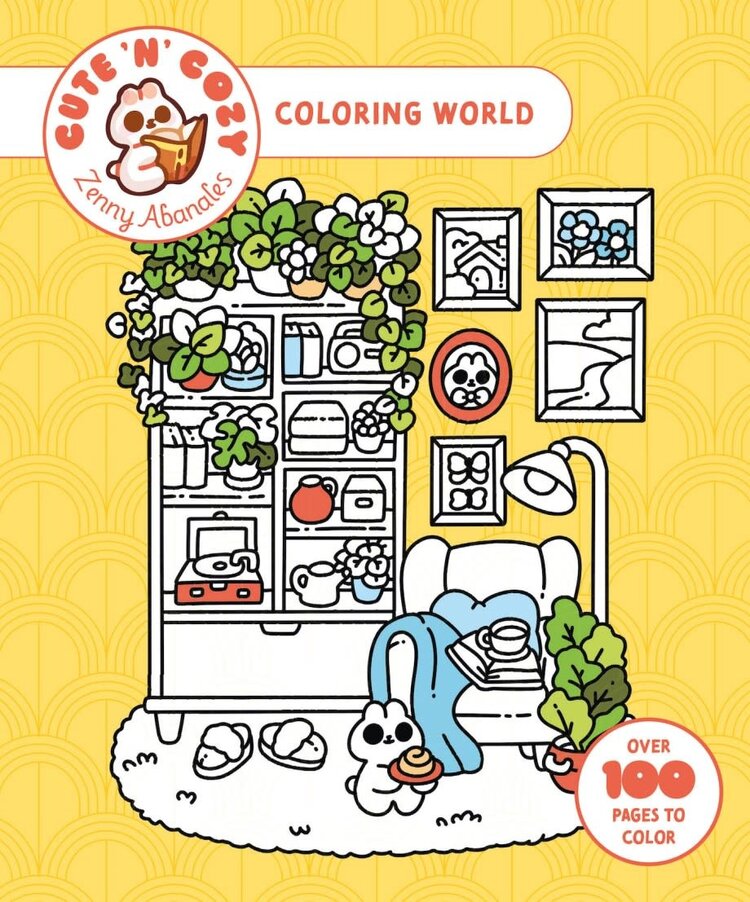 ABRAMS CUTE N COZY COLORING THERAPY TP