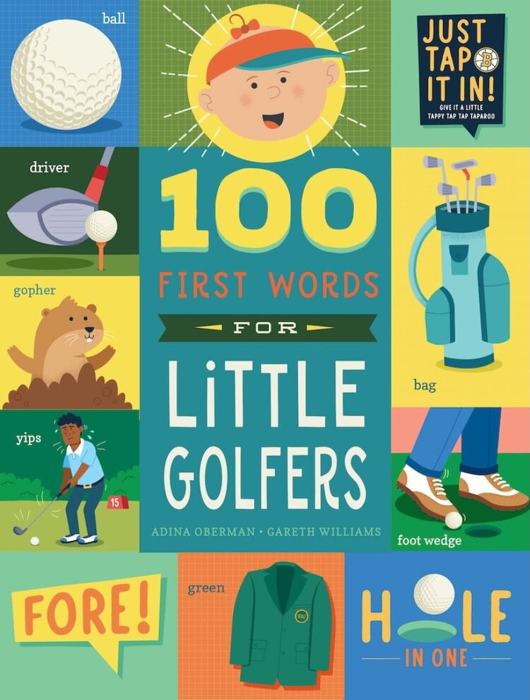 ABRAMS 100 FIRST WORDS FOR LITTLE GOLFERS HC