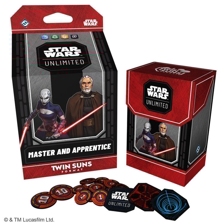 FANTASY FLIGHT GAMES STAR WARS UNLIMITED TWIN SUNS DECKS (SET OF 4) PREORDER