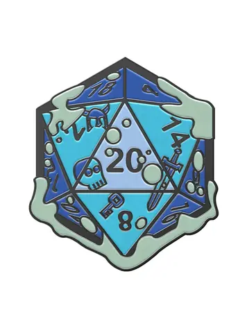 NORSE FOUNDRY D20 GELATINOUS DICE DIE PIN