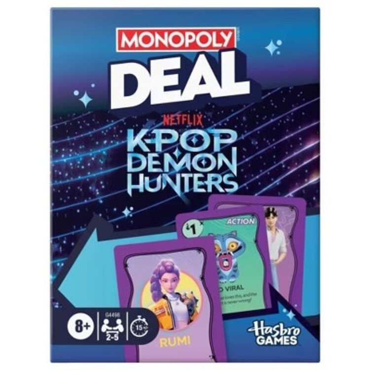 HASBRO MONOPOLY DEAL KPOP DEMON HUNTERS