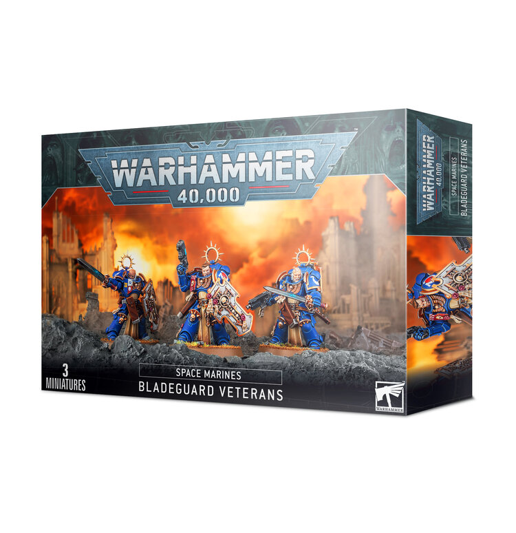 GAMES WORKSHOP WARHAMMER 40K SPACE MARINES BLADEGUARD VETERANS