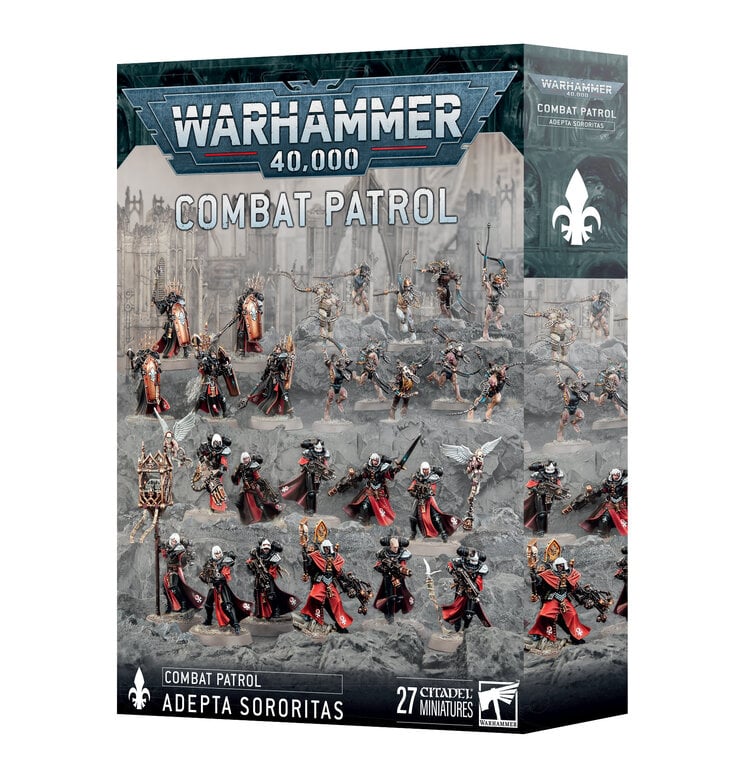 GAMES WORKSHOP WARHAMMER 40K ADEPTA SORORITAS COMBAT PATROL
