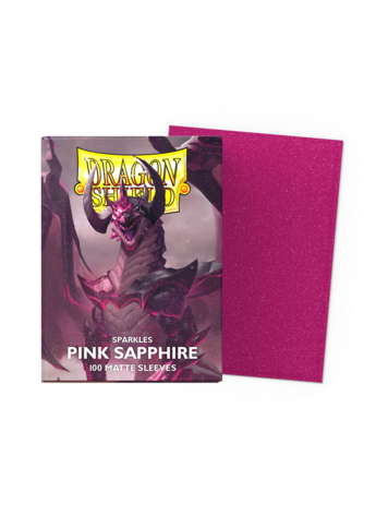 DRAGON SHIELD DRAGON SHIELD 100 CT SLEEVES MATTE PINK SAPPHIRE