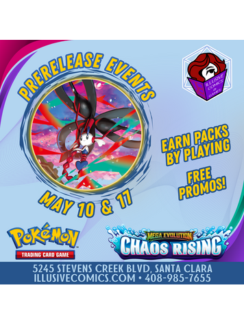 POKEMON MEGA EVOLUTION CHAOS RISING PRERELEASE