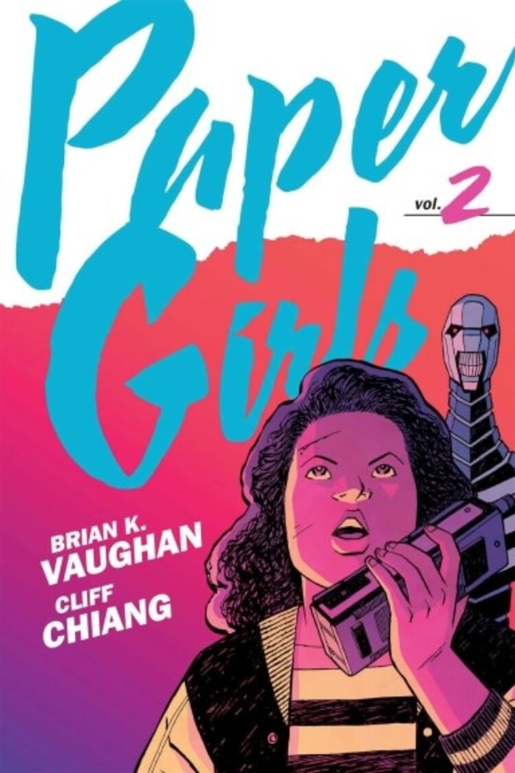 IMAGE COMICS PAPER GIRLS BACKPACK EDITION TP VOL 02 DIRECT MARKET EXCLUSIVE CLIFF CHIANG FOIL CVR