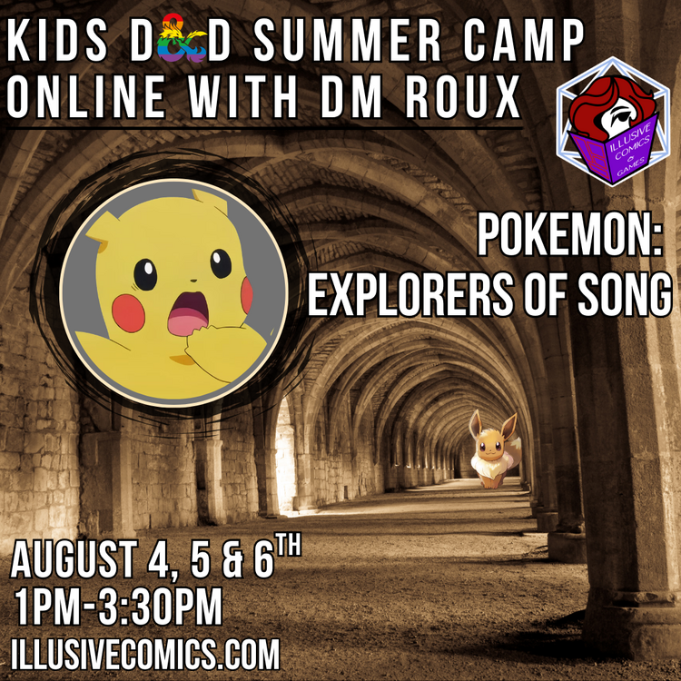 2026 SUMMER CAMP POKEMON EXPLORERS OF SONG AUGUST 4-6
