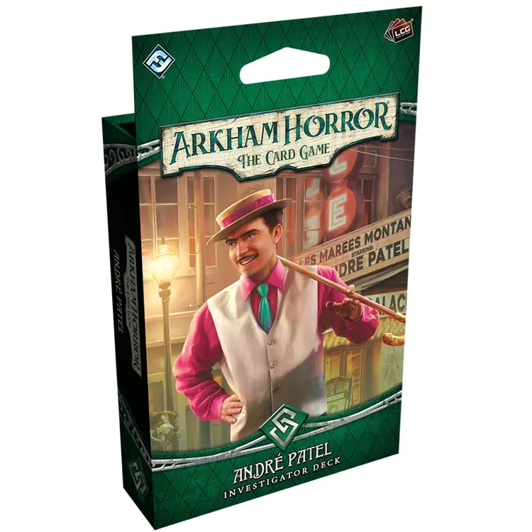 FANTASY FLIGHT GAMES ARKHAM HORROR LCG ANDRE PATEL INVESTIGATOR DECK