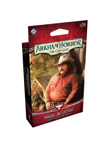 FANTASY FLIGHT GAMES ARKHAM HORROR LCG MIGUEL DE LA CRUZE INVESTIGATOR DECK