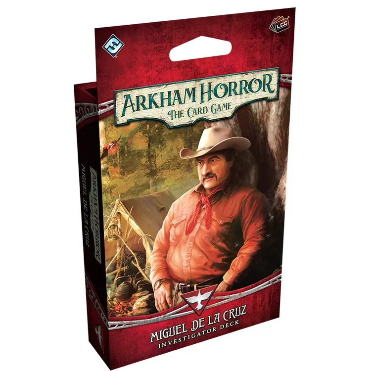FANTASY FLIGHT GAMES ARKHAM HORROR LCG MIGUEL DE LA CRUZE INVESTIGATOR DECK