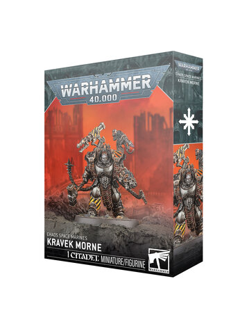 WARHAMMER 40K CHAOS SPACE MARINES KRAVEK MORNE