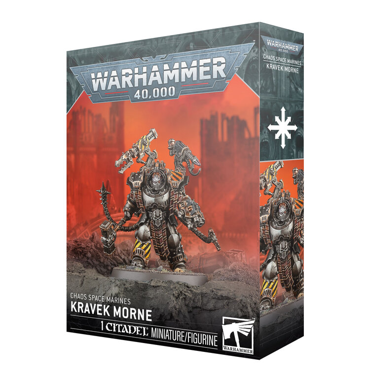 WARHAMMER 40K CHAOS SPACE MARINES KRAVEK MORNE