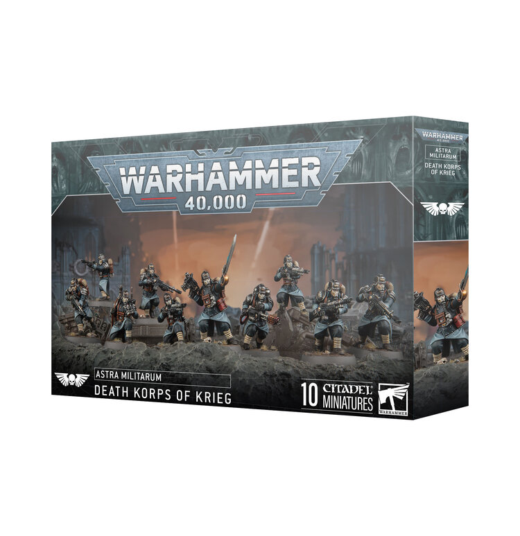 GAMES WORKSHOP WARHAMMER 40K ASTRA MILITARUM DEATH CORPS OF KRIEG