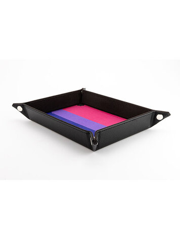 FANROLL DICE TRAY PRIDE VELVET FOLDING TRAY BISEXUAL