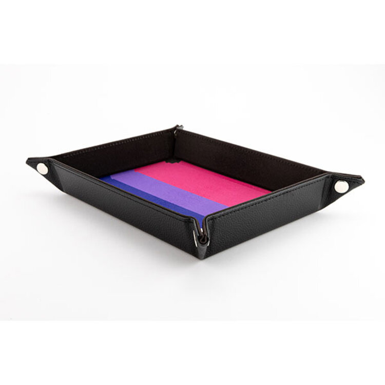FANROLL DICE TRAY PRIDE VELVET FOLDING TRAY BISEXUAL