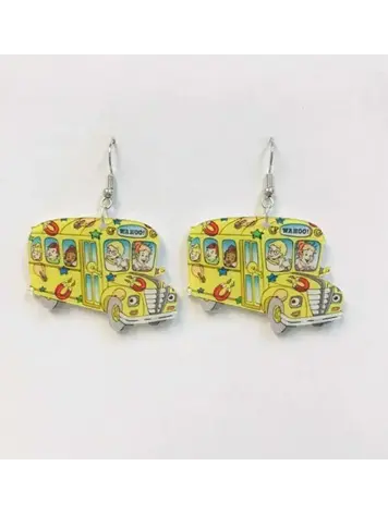 MAGIC SCHOOL BUS TEACHER EARRINGS