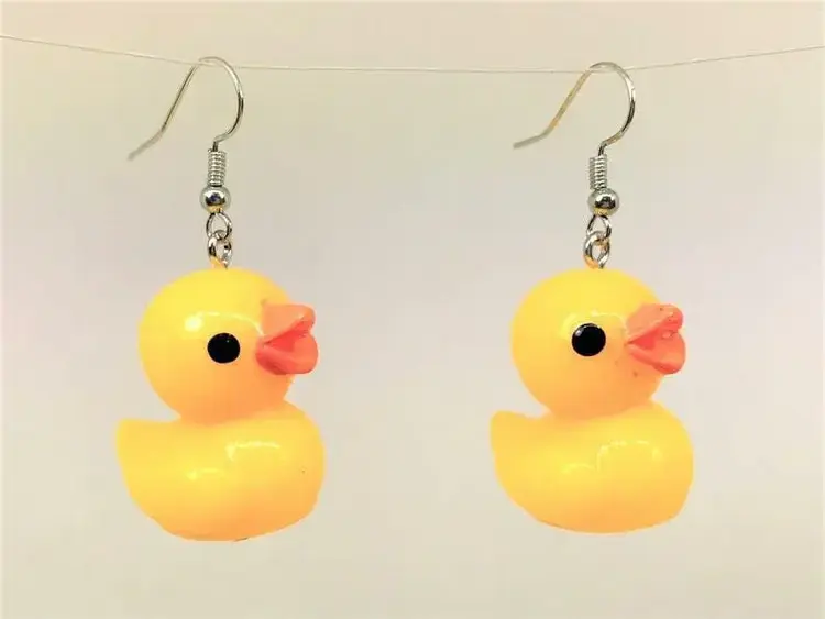 CUTE DUCK EARRINGS