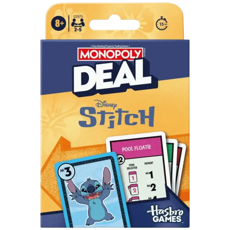 HASBRO MONOPOLY DEAL STITCH