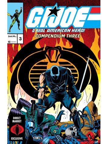 IMAGE COMICS GI JOE A REAL AMERICAN HERO COMPENDIUM TP BOOK 03 DIRECT MARKET EXCLUSIVE ANDY KUBERT CVR