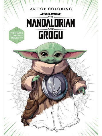 PENGUIN RANDOM HOUSE ART OF COLORING STAR WARS THE MANDOLORIAN & GROGU COLORING BOOK