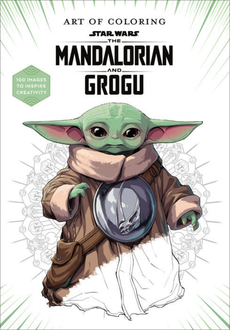 PENGUIN RANDOM HOUSE ART OF COLORING STAR WARS THE MANDOLORIAN & GROGU COLORING BOOK
