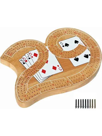 CLASSIC 29 CRIBBAGE SET SOLID WOOD
